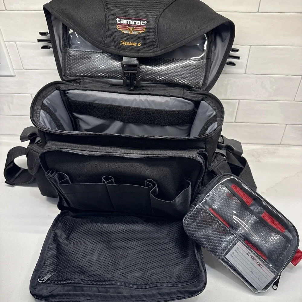 Tamrac System 6 DSLR Camera/Camcorder Bag - Attached Media Wallet Fast Shipping!